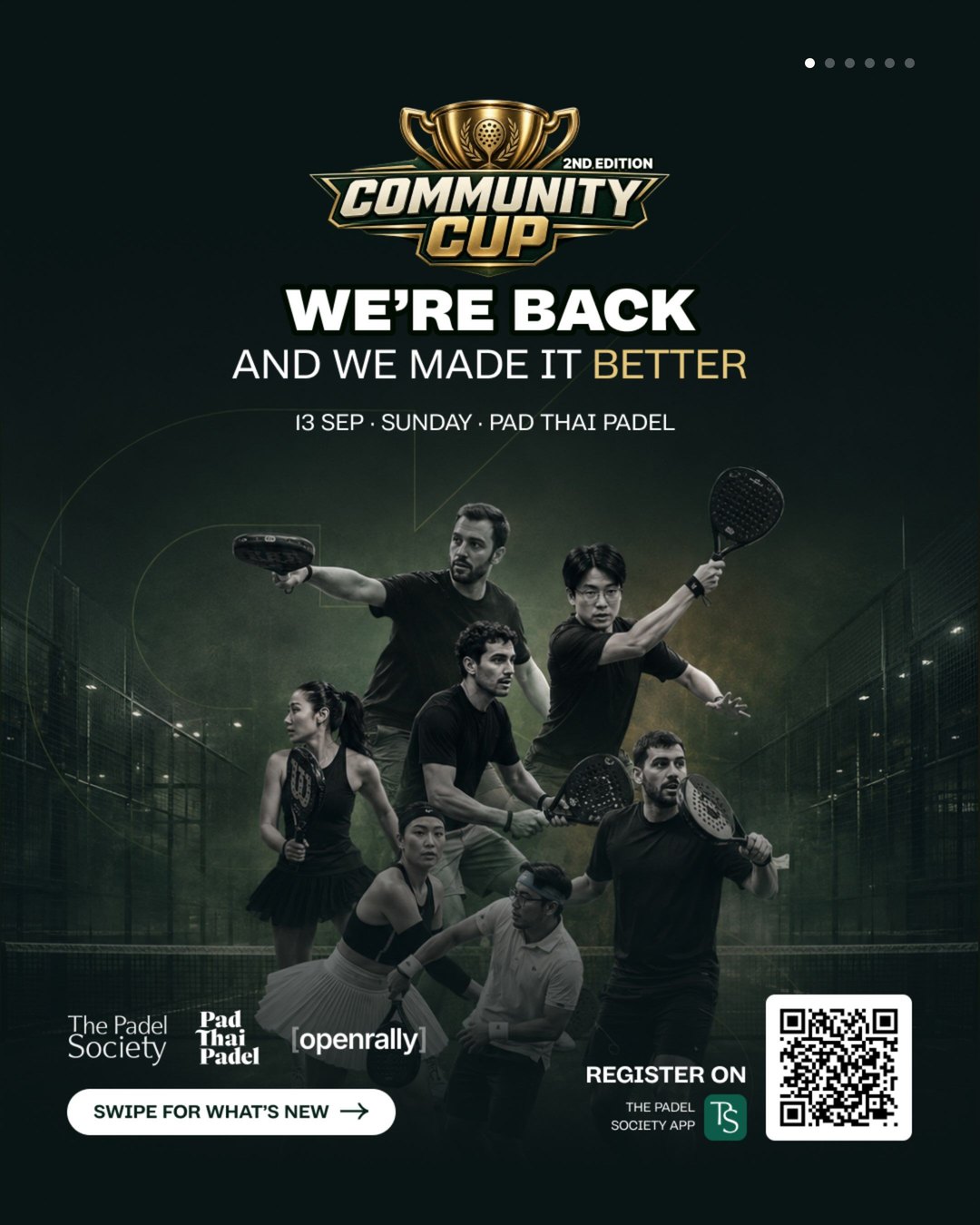 TPS Community Cup 2nd Edition tournament poster