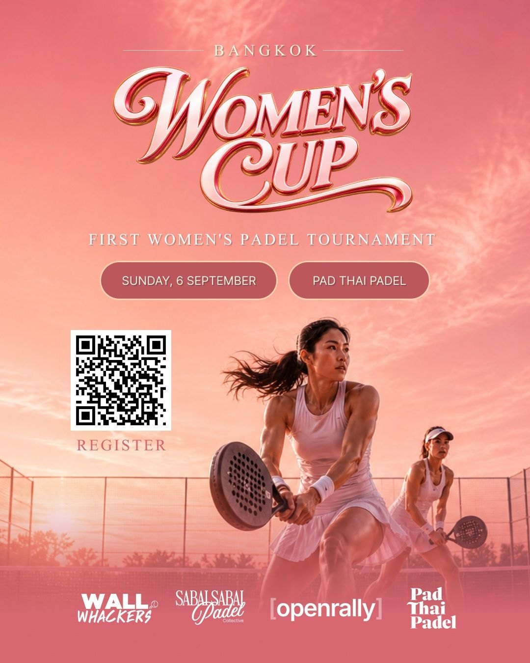 Women's Cup tournament poster